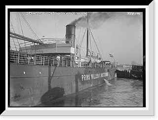 Historic Framed Print, Dutch ship painted for WarZone, 17-7/8" x 21-7/8"