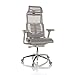 Produktbild hjh OFFICE Profi Bürostuhl DYNAFIT II G Netz ergonomischer Drehstuhl mit Flexibler Lordosenstütze, Hellgrau, 652281