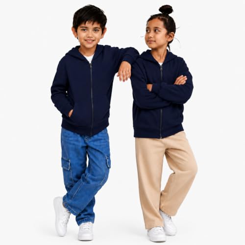 Image of FUNKY MONKEY Unisex Zip-Up Hoodie Sweatshirt - Soft, Comfortable & Everyday Wear