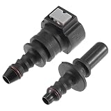 ABSOPRO 9.49mm do 8mm Prosto Samochód Paliwa Szybkie Złączka Złączka 2 Zestawy
