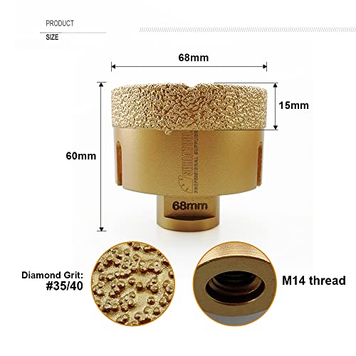 Forets diamant pour percer sans éclats et disque à découper le verre 75mm SHDIATOOL - 2