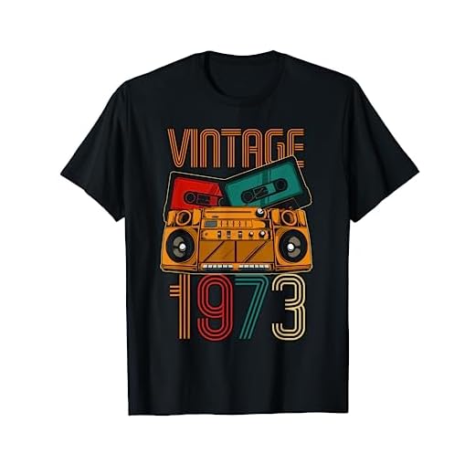 49 Cumpleaños Hombre Mujer 49 Años Vintage 1973 Camiseta