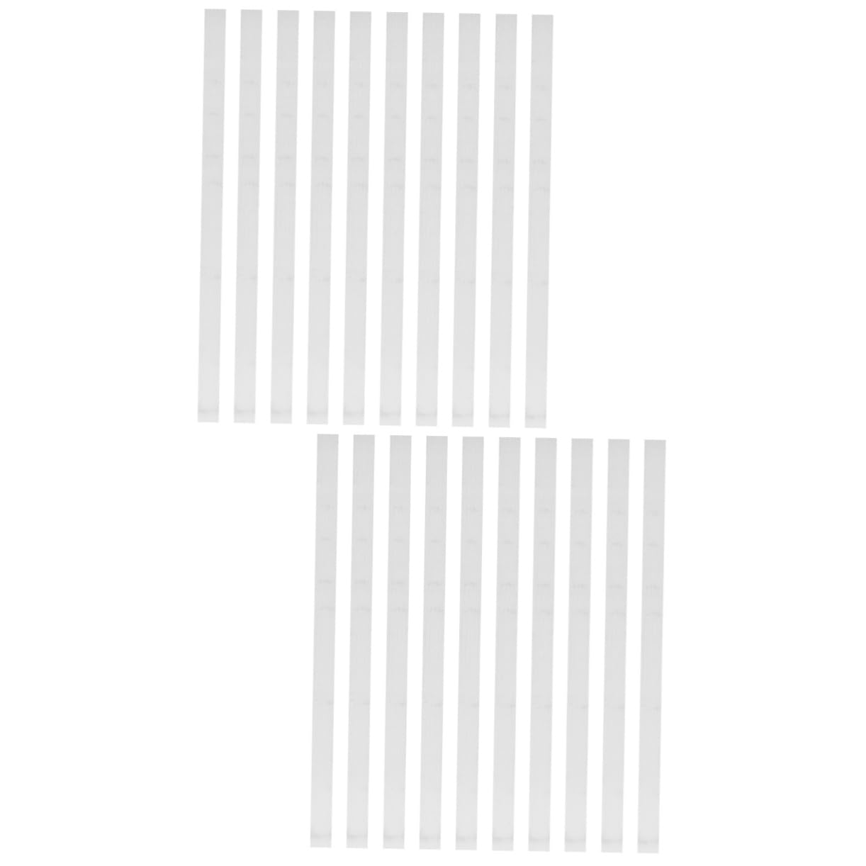 HAPINARY 2sets Book Binding Glue Glue Strips for Book Repair Bookbinding Tape Strips Multi-function Craft 10pcs*2