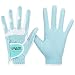 PGM Women's Golf Glove One Pair, Improved Grip System, Cool and Comfortable (blue, S)