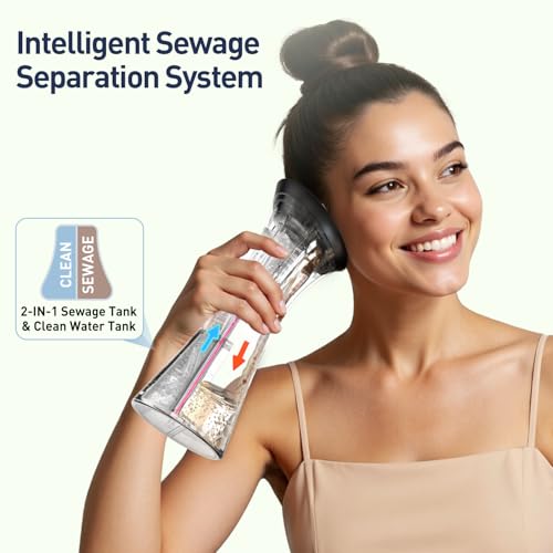 Ear Wax Removal - Electric Ear Cleaner with IPX7, Ear Cleaning Kit Effective & Safe Ear Wax Cleaner Irrigation Flushing System,4 Pressure Modes,6 Tips - Thumbnail 6
