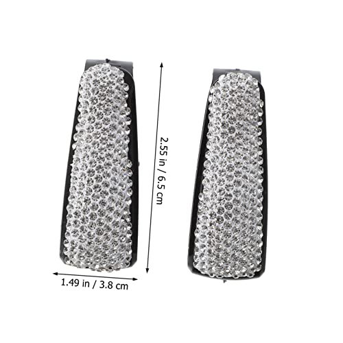 Operitacx 2 Pçs Suporte Para Óculos De Carro Carplay Mount Clipe De Viseira De Carro Clipes De Reten