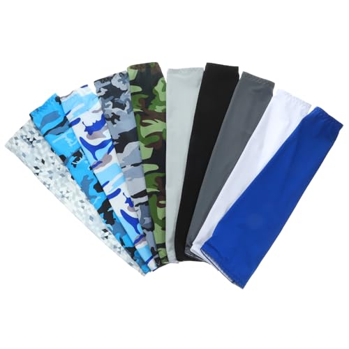 Mangas de brazo contra el sol para running y ciclismo exterior con tejido ligero unisex