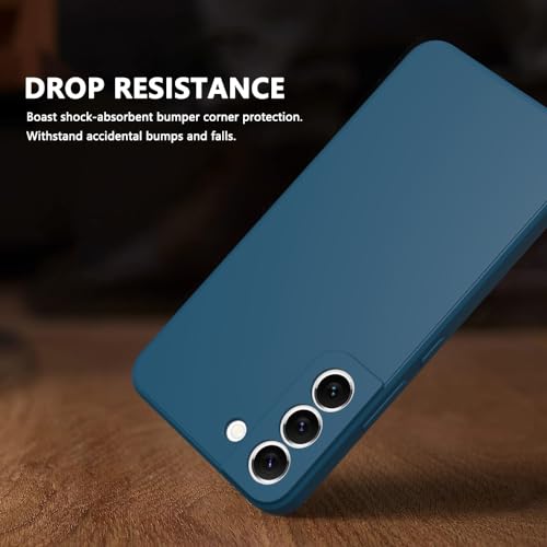Image of for Samsung Galaxy S22 Case Dark Blue, Scratch Resistant with Soft Touch, Slim Thin Phone Cover for Samsung Galaxy S22