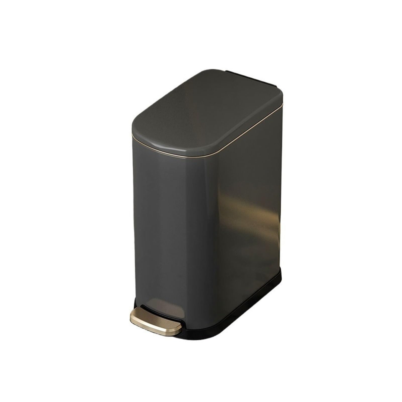 Trash Can Foot operated garbage bin, office bathroom Garbage Can(Black)