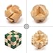 PAMRAY 3D Puzzle Giocattoli Legno Rompicapo Giocattoli Educativi Game Gioco di Cube Regali per Bambini Style B