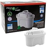 FilterLogic FL402H | Paquete de 4 - Cartucho Filtrante compatible con Brita Maxtra Filtro de Agua para Jarra fill&enjoy Marella XL Fun Flow Elemaris