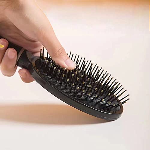 Foto von 3 Stücke Haarbürste Sets Anti -Statik -Massage Entspannungsbürsten Borstenkämme Haarbürste für Frauen Männer Kinder alle nassen oder trockenen Haare