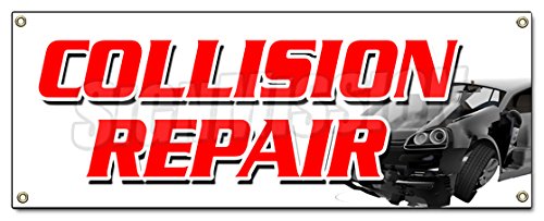 Collision Repair Banner Sign Body Shop Painting auto car Automotive