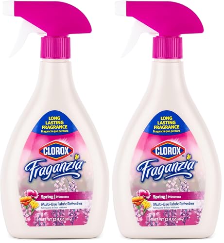 Image of Clorox Fraganzia Refresher Spray 22oz Fresh Pine | Multi-Use Fabric Refresher Spray in Fresh Pine Scent | Fabric Spray, Linen Spray, Room Freshening Spray (Pack of 2)