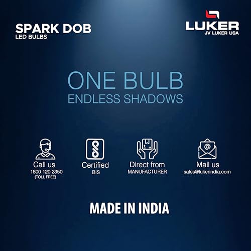 Image of LUKER JVLuker 40W LED Bulb B22 Base Energy Efficient Light 120 Degree Wide Beam Coverage High CRI Surge Protection Lights for Home and Office Indoor & Outdoor, 1 Year Warranty (Pack of 4, Warm White)