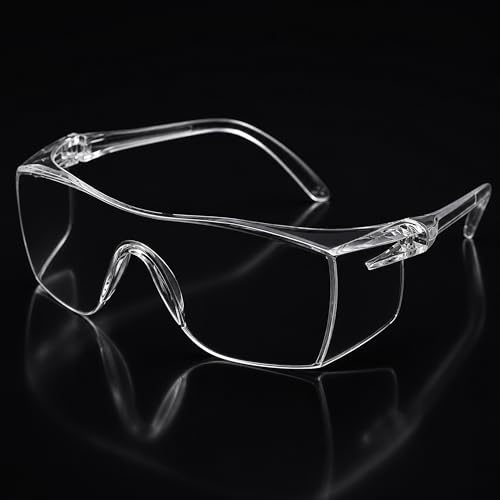 Image of OMOS Safety Goggles Eye Protection, Anti Fog, Scratch Resistant, UV Protected, Light Weight Polycarbonate Protective Safety Glasses (4)