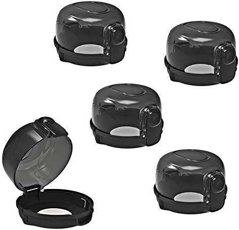 Cypropid Kitchen Stove Knob Covers, Baby Safety Gas Stove Knob Covers, Protection Locks for Child Proofing - 5 Pack