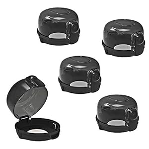 Cypropid Kitchen Stove Knob Covers, Baby Safety Gas Stove Knob Covers, Protection Locks for Child Proofing – 5 Pack