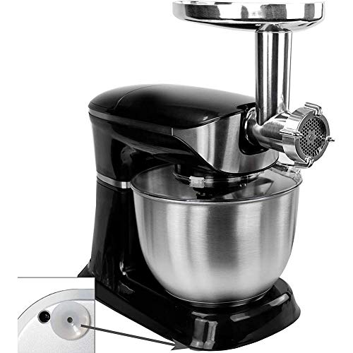 WOHAO Krug Mischer Standmixer, Rührbesen 3 in 1,1000W, 6-Gang-Neige-Kopf Electiric Lebensmittel Küchenmaschine mit… – Bild 4