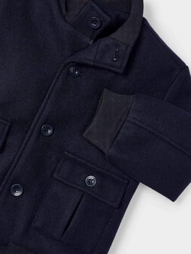 Mayoral Cloth coat for Boys Navy2