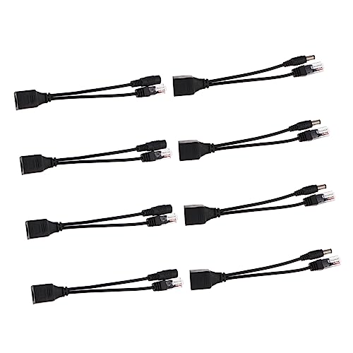 Módulo Adaptador Splitter de Fuente de Poder 8pcs para Cámaras de Seguridad, Compacto y Fácil de Instalar, Línea Splitter para Ethernet y Telefonía miniatura 1