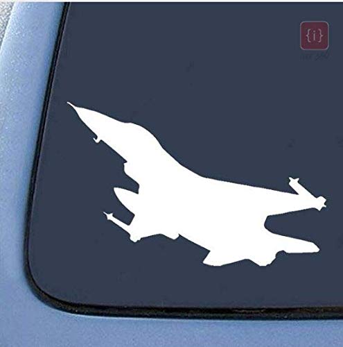 ISEE 360® Aircraft Car Sticker Stylish Automotive Window Motorcycle Decals Vinyl Accessories Products L x H 15.00 X 9.05CM
