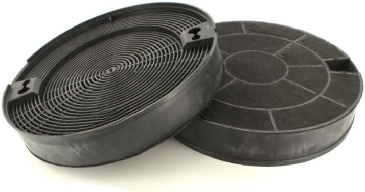 SPARES2GO Aktivkohlefilter Für Baumatic Dunstabzugshauben (2 Stück) – 210 X 32 Mm, Typ S1, Geruchsneutralisation