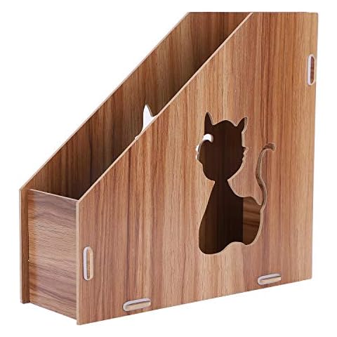 ITODA Wooden DIY Office File Holder Cover