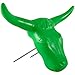 Classic Equine Steer Head Green