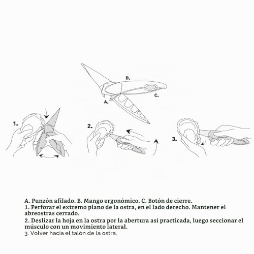 Miniatura 6 de Birambeau 5968 - Cuchillo Para Ostras