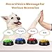 ipawspace Voice Recording Button, Dog Buttons for Communication Pet Training Buzzer, 30 Second Record & Playback, Dog Talking Buttons Set 4 Pack with Stickers