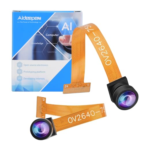 image for 2 PCS OV2640 Camera,Aideepen OV2640 Camera Module 160° Wide-Angle Len