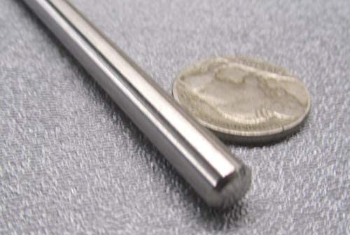 440C Stainless Steel Hardened Shaft .250" Diameter x 18" Long 1 pc