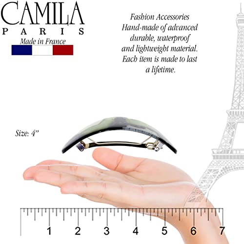 Camila CP3325 French Hair Barrette Oval thumb #2