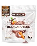 Symbeauty Betacarotene per Abbronzatura Forte 120 capsule - Acceleratore Abbronzatura, Tirosina e Vitamina D, Antiossidanti Astaxantina, SOD, Vitamina C, E, B2, Rame, Niacina, Biotina - Made in Italy