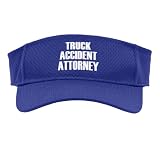 The Original Awesome Truck Accident Attorney Sport Sun Visor, Adult, One Size, Purple