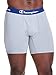 Champion Men's Underwear Boxer Briefs, Everyday Active, Lightweight Stretch, Multi-Pack, Blue Print With Champion Logo/Navy/Silverstone - 3 Pack, Large