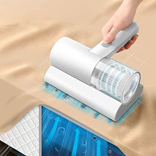 Handheld UV Vacuum Cleaner Mites Remover Dust Collector Disinfection Anti-Bacterials 10Ka Mite Removal Instrument White Bed Wireless Mite Remover Cleaning Machine Quilt Toy Mite Removal Machine