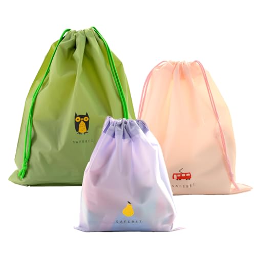 AYVRUOP Wasserdichter Beutel, Packbeutel Set, 3 Stück, Mehrfarbig, M