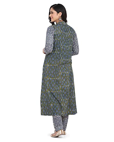 Image of Anyra Women's Cotton Regular Kurta with Bottom
