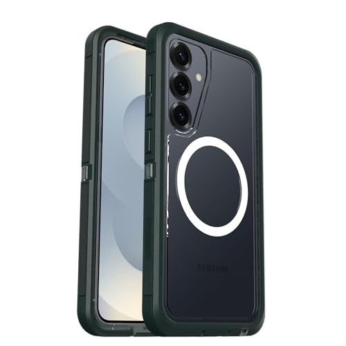 Image of OtterBox Samsung Galaxy S25+ Defender Series XT Clear Magnet Case - Sagebrush Green