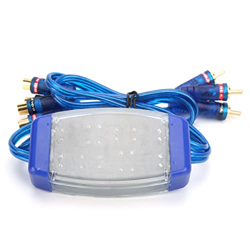 Ground Loop Isolator, Noise Reduction Gold Plated RCA Noise Filter Ground Loop for Automotive