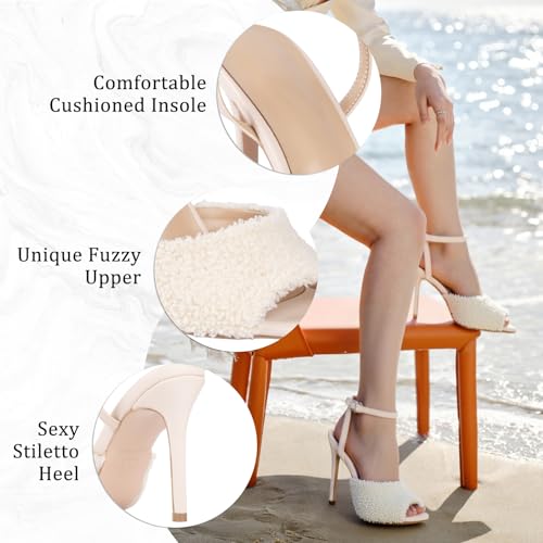 Image of Lace Up Cowboy Boots for Women Embroidered Wide Calf Cowgirl Boots Comfortable Chunky Heel Pointed Toe Trendy Western Shoes for Prom Music Festival