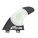 Prosea All Carbon Surf Thruster G5 Size Surfboard Fins FCS Base Surfing Fins with 1 Key&6 Screws