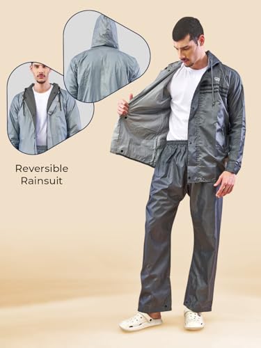Image of LUX VENUS Reversible Rain Suit for Men.
