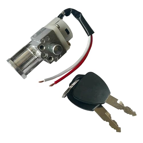 Ysyqkn Candados Eléctricos para Motocicletas con Interruptor de Encendido de 2 Llaves.