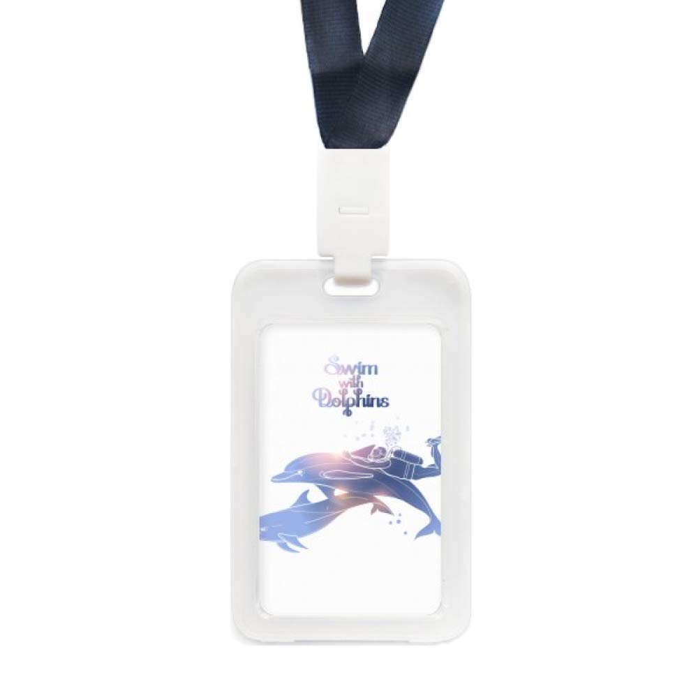 Étui cartes d'identité transparent dauphins protection rigide - 4
