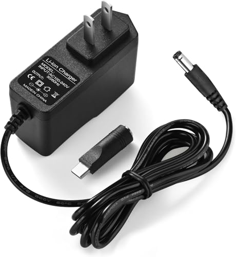 YDRANT Replacement for Crosley Record Player Power Cord 5V 1A 2A Power Adapter Compatible with Crosley Victrola Wockoder Portable Turntable Record Player(Not for 9V or 12V)