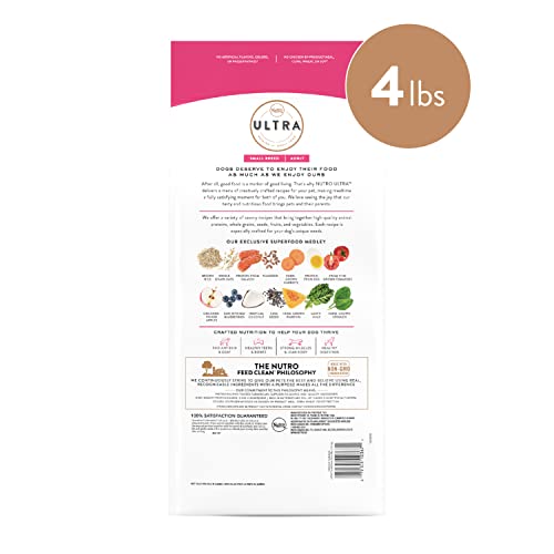 NUTRO ULTRA Adult Small Breed High Protein Natural Dry Dog Food with a Trio of Proteins from