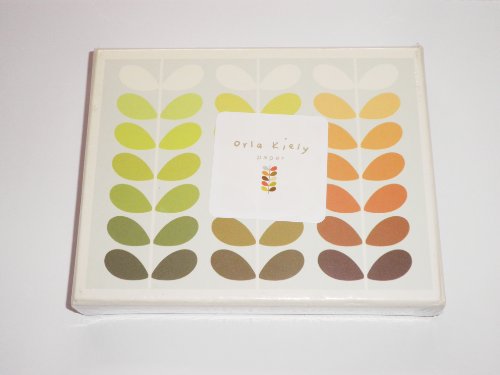 Orla Kiely Note Cards Set of 8 Natural Stem Item# 19326